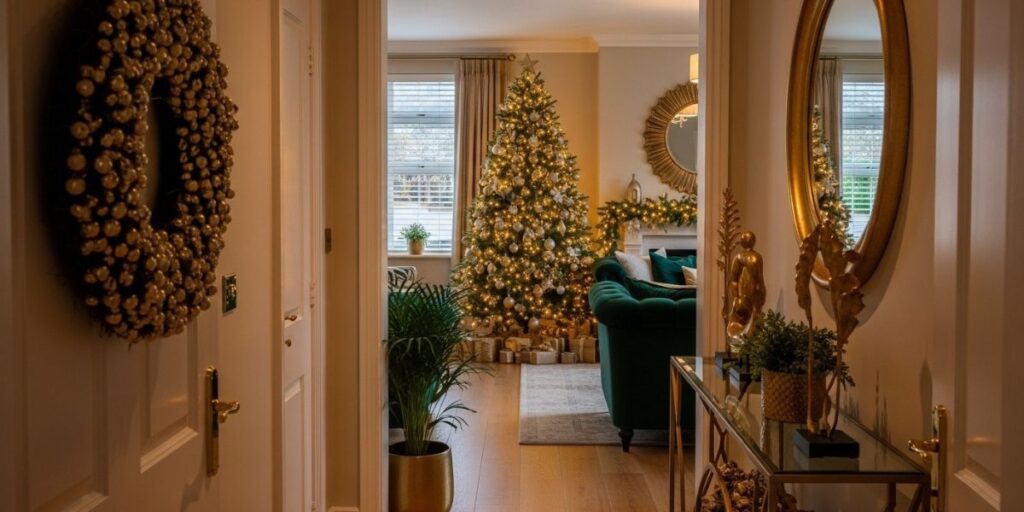 green-and-gold-christmas-decorations