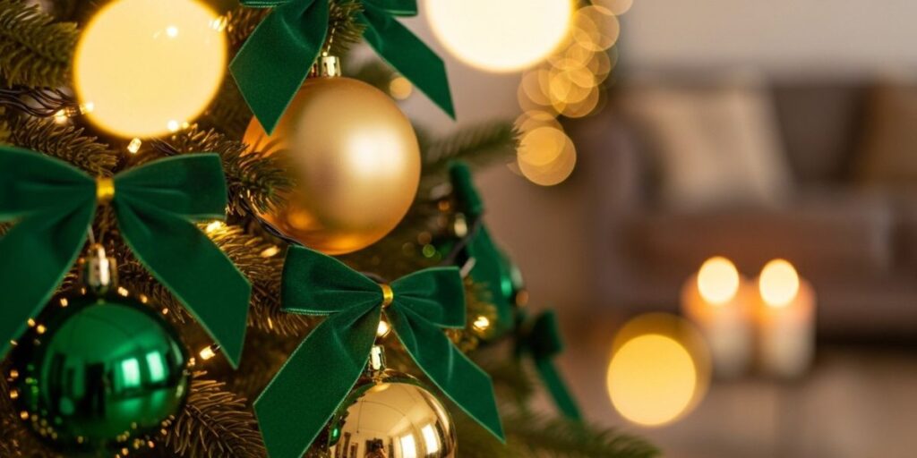 green-and-gold-christmas-decorations