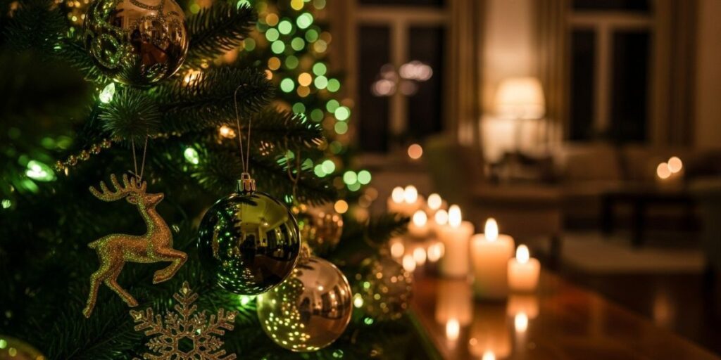 green-and-gold-christmas-decorations